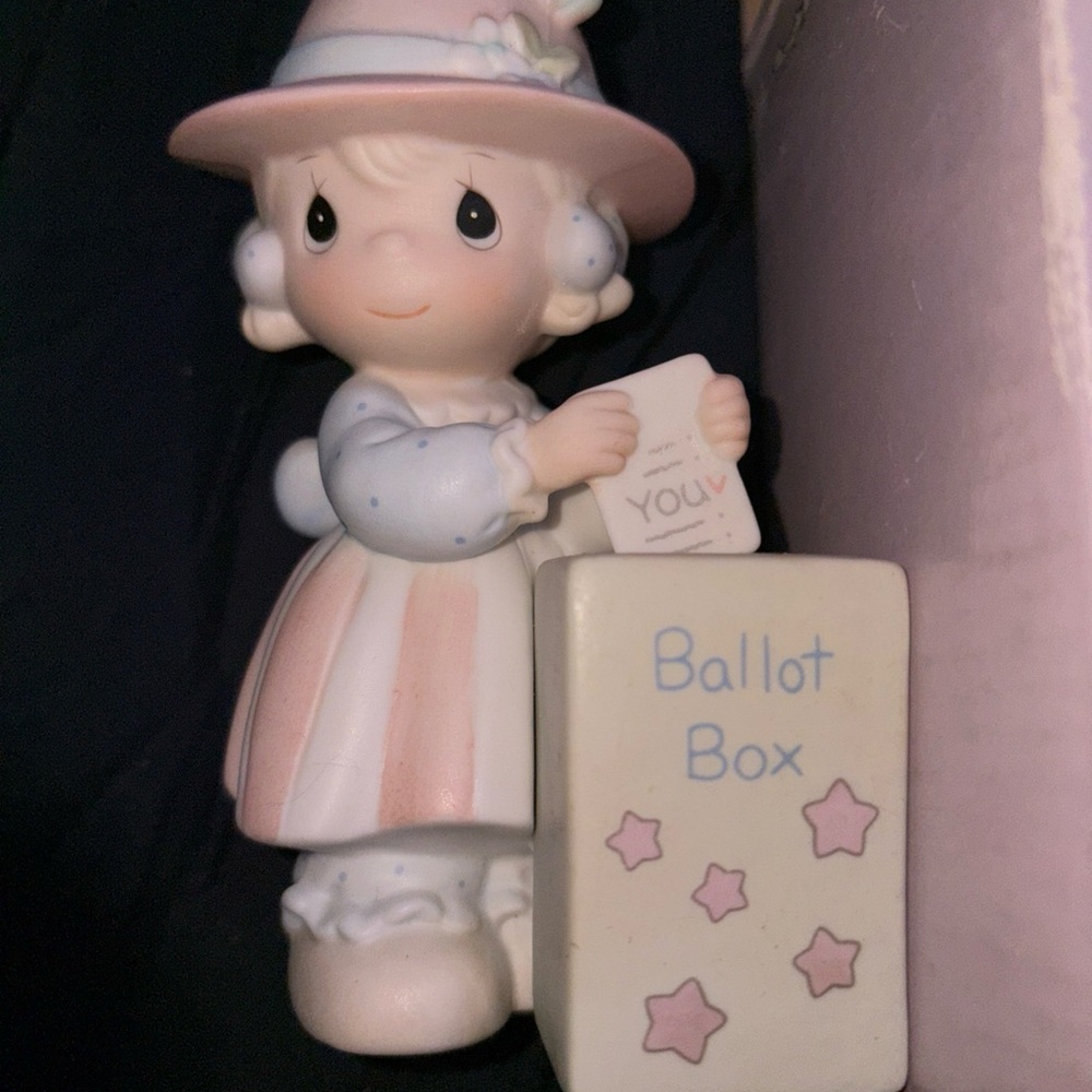 Enesco Precious Moments PM-891 You Will Always Be My Choice Voting Figurine